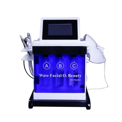 portable radio frequency and hydro face wash machine with facial brush